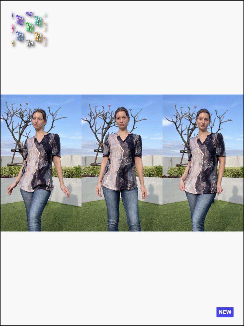 Puff Sleeve V Neck Blouse Short Sleeve Dressy Casual Spring Top Floral Boho - Picture 6 of 7